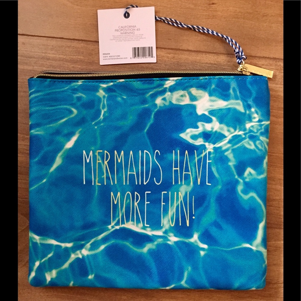 Tartan + Twine Clutch “Mermaids Have More Fun”